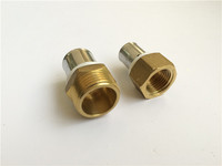 Presse en laiton de 25mm, raccord de tuyau Pex, joint de presse, coude, corps de vanne en t pour la plomberie