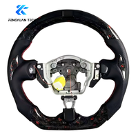 Volant en fibre de carbone forgé avec LED pour Nissan 370z 350z z1 Tiida V3 Gtr R35 Rays Patrol Y62 Y61 Navara Maxima Altima