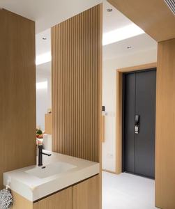 Revêtement mural intérieur en <span class=keywords><strong>bois</strong></span> imperméable en gros, panneaux en <span class=keywords><strong>bois</strong></span> massif naturel, design moderne, hôpital, école, appartement, <span class=keywords><strong>jardin</strong></span> - Product Image 6