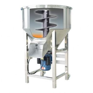 Mélangeur d'aliments épaissi, équipement de préparation de poudre pour l'alimentation animale en élevages, petit mélangeur domestique de 50-500 kg - Product Image 2