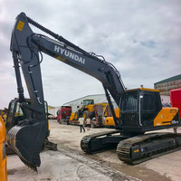 Excavatrice Hyundai R220LC d'occasion, 22 tonnes, excavatrice hydraulique sur chenilles, équipement de construction à vendre