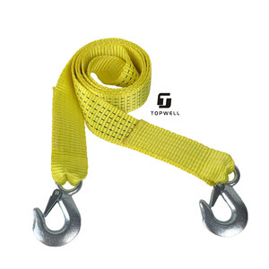 Cinta <span class=keywords><strong>de</strong></span> Poliéster <span class=keywords><strong>de</strong></span> Alta Resistencia <span class=keywords><strong>de</strong></span> 2 Pulgadas y 5 Toneladas (5000 kg) con Ganchos Metálicos <span class=keywords><strong>de</strong></span> Seguridad <span class=keywords><strong>para</strong></span> Remolque <span class=keywords><strong>de</strong></span> Carga Pesada - Product Image 2