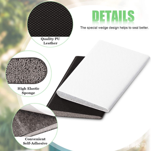Moderna Striscia Sigillante in Schiuma Autoadesiva per Fessure Porta, con Rivestimento Impermeabile e Isolamento Acustico in PU+PE+PP - Product Image 3