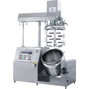 Su misura di sollevamento idraulico con emulsioni cosmetici reattori sottovuoto emulsionante omogeneizzatore mixer