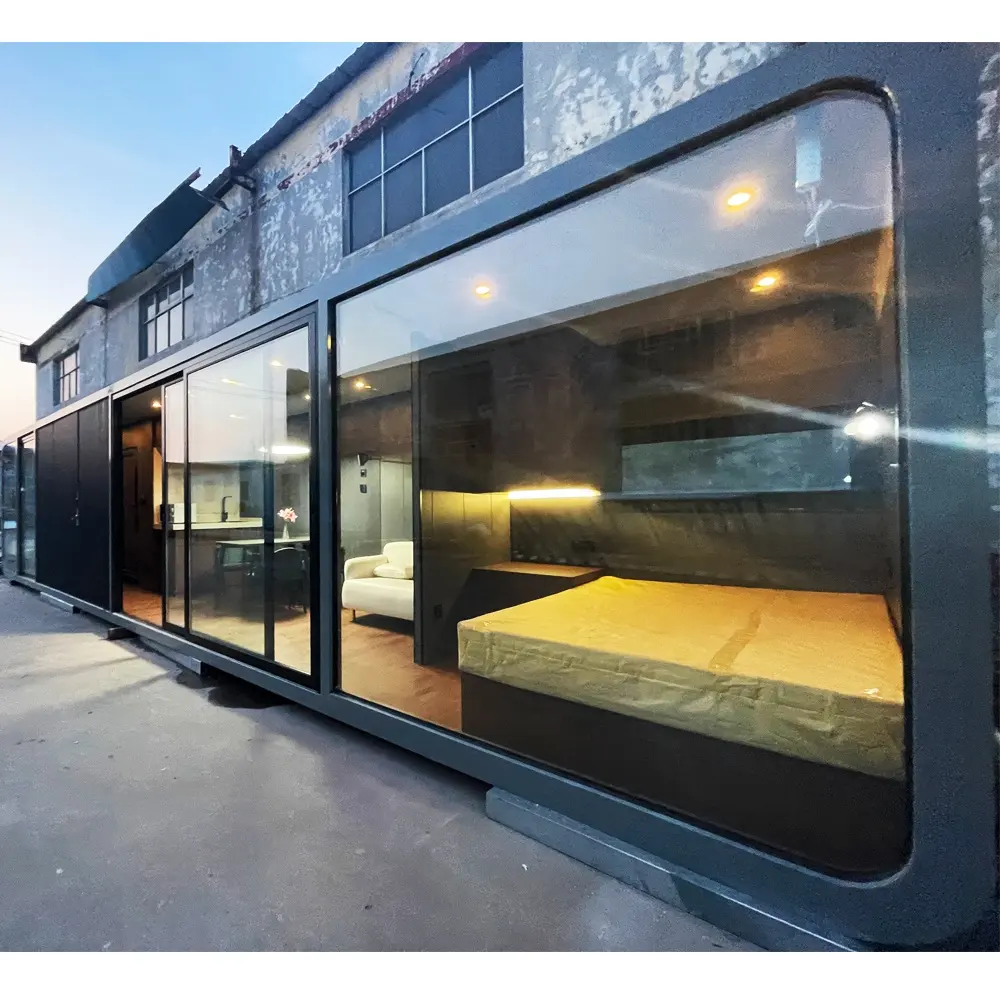 2024 Prefab Container Huis Flat Pack Modulaire Huis Outdoor Apple Cabine Kantoor Pod Tuin Kantoor Pod