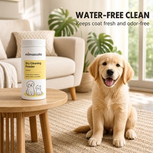 <span class=keywords><strong>Poudre</strong></span> de nettoyage à sec pour animaux de compagnie, douce, sans eau, pour le toilettage, déodorant, anti-démangeaisons, <span class=keywords><strong>anti-puces</strong></span> pour chiens et chats - Product Image 2