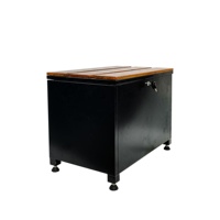 Boîte à colis extérieure en acier sur mesure, imperméable, avec revêtement en poudre, design moderne, grande capacité, boîte de dépôt de colis, boîte aux lettres, boîte de livraison