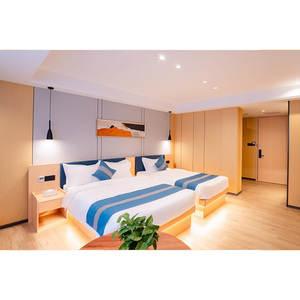 Ensemble complet de meubles de chambre à coucher sur mesure en gros, pour lits simples, doubles, queen et king size, pour hôtels modernes 5 étoiles - Product Image 1