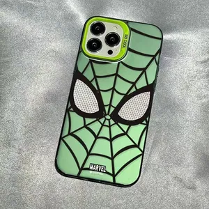 Custodia Morbida in TPU Multistrato con Motivo <span class=keywords><strong>Spider</strong></span>-<span class=keywords><strong>Man</strong></span> Marvel per iPhone 15 14 13 12 11 Pro Max XR XS 7 8 Plus, Cover in Silicone Morbido - Product Image 4