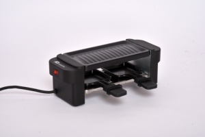 Mini-<span class=keywords><strong>raclette</strong></span> électrique pour 2 personnes, plaque antiadhésive, fondue à fromage, grill de fête Anbolife, certifié CE, populaire en Allemagne - Product Image 2
