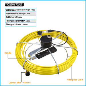 23mm Lentille D'<span class=keywords><strong>endoscope</strong></span> Industriel 7 Pouces en Fiber De Verre <span class=keywords><strong>20M</strong></span> Câble De Caméra D'inspection De Soudure De Tuyau D'équipement de Système - Product Image 5