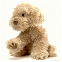 Chiot en peluche super doux de taille moyenne, fabriqué en usine, ODM, pour bébé, tout-petit, compagnon câlin, ami pour le coucher, cadeau de crèche