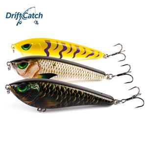 Leurre de pêche coulant imprimé DriftCatch 13 cm 40,5 g # 2 hameçons triples, appât réaliste <span class=keywords><strong>pour</strong></span> prédateurs d'eau douce, <span class=keywords><strong>pour</strong></span> rivière et lac - Product Image 1