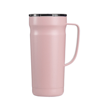 Gobelet isotherme en acier inoxydable personnalisé de 600 ml, portable, pour le voyage, tasses à café thermiques