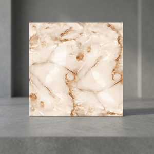 Mecedonia 600x600mm Glossy Digital Porcelain Tiles Contemporary Stone Pattern Interior Floor Collection 8mm - Product Image 1