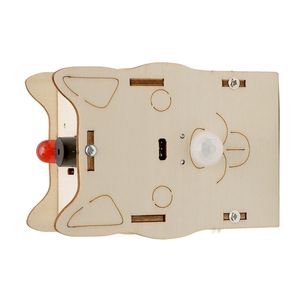 ชุดอุปกรณ์อิเล็กทรอนิกส์สำหรับตรวจจับการมีอยู่ของมนุษย์ รุ่น OKYN-G5696 ประกอบง่าย ทำจากไม้ - Product Image 4