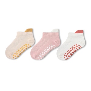Calcetines de Algodón de Malla Transpirable para Primavera/Verano, Antideslizantes, para Caminar en Interiores, Protección de Tobillo, para Bebés y Niños Pequeños - Product Image 2