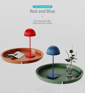 Lampe de table moderne et luxueuse pour le camping, lampe d'extérieur pliable avec LED champignon sans fil et <span class=keywords><strong>rechargeable</strong></span> pour le restaurant - Product Image 5
