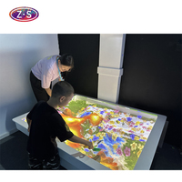 Table de sable interactive magique en réalité augmentée intérieure, projecteur de réalité augmentée 3D, bac à sable, jeux interactifs en métal pour enfants