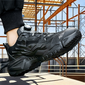 ZG 8824 Men's <b>Work</b> <b>Safety</b> <b>Shoes</b> with Rotating Button Steel Toe & Black Technology Mecha Hot Sale Factory Use for Winter Season - Product Image 2