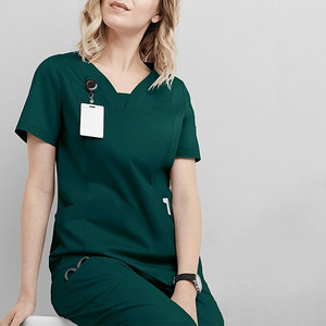 Set di uniformi mediche all'ingrosso per chirurgia, veterinaria, odontoiatria, infermieri, top e pantaloni da <span class=keywords><strong>lavoro</strong></span> per donne medico - Product Image 5