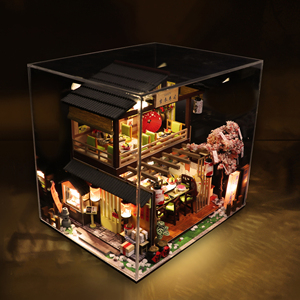 DIY Personal Personalizar Pequeño Colorido Rompecabezas Miniatura Nuevo Diseño Niños Juego <span class=keywords><strong>de</strong></span> imaginación Estilo japonés Casas <span class=keywords><strong>de</strong></span> muñecas - Product Image 4