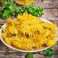 Thé de chrysanthème doré biologique en fleurs, thé chinois royal séché en vrac de qualité supérieure en emballage en vrac