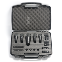 Kit de micros pour batterie E900 7 tambours, étui en plastique, E906 E904 E902, enregistrement filaire, micro de scène pour batterie, kit de micros pour instruments de basse, micros pour batterie