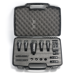Kit de Micrófonos para Batería E900 de 7 Piezas con Estuche de Plástico <span class=keywords><strong>E906</strong></span> E904 E902, Micrófono de Batería con Cable para Grabación en Escenario, Kit de Micrófonos para Instrumentos de Batería - Product Image 2