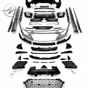 Kit carrosserie <span class=keywords><strong>Audi</strong></span> R8, style ancien vers nouveau, en fibre de verre et PP, comprenant pare-chocs avant, jupes latérales, lèvre arrière, calandre et spoiler. - Product Image 5