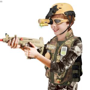 Ensemble <span class=keywords><strong>de</strong></span> jouets militaires pour enfants, jeu <span class=keywords><strong>de</strong></span> rôle éducatif amusant, veste militaire, pistolet jouet, ensemble <span class=keywords><strong>de</strong></span> pistolets <span class=keywords><strong>de</strong></span> police - Product Image 2