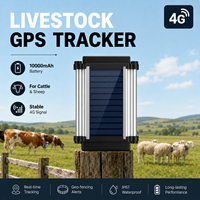 Traceur GPS étanche IP67 pour bétail avec prise en charge LBS et PC pour positionnement en temps réel, gestion du pâturage, lecture des itinéraires et géolocalisation