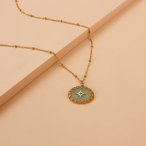 Pendentif en pierre naturelle pour femme, collier avec perles, Suspension en cristal, bijou à la mode, cadeau, nouveauté - Product Image 6