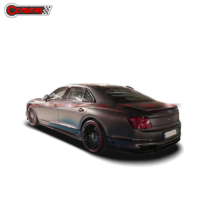 Kit de Carrocería de Fibra de Carbono Estilo MSY para Bentley Flying Spur: Alerón Delantero, Cubiertas de Espejos, Faldones Laterales, Alerón Trasero Tipo Cola de Pato, Difusor Trasero - Product Image 3