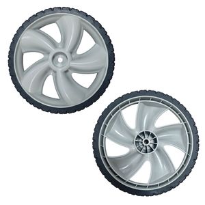 Roue en plastique PVC de 12 pouces, pour le remplacement de roue de chariot de tondeuse à gazon - Product Image 3