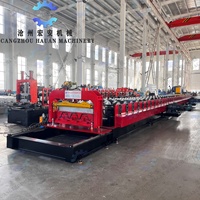 Machine de formage automatique épaissie avec pompe de boîte de vitesses, roulement, moteur PLC pour la fabrication de planchers de bâtiments municipaux et de dalles de terrasse