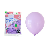Ballons en latex macaron de qualité supérieure de 10 pouces et 1,8 g, fabriqués sur mesure par l'usine Shuaian, pour la décoration de fête