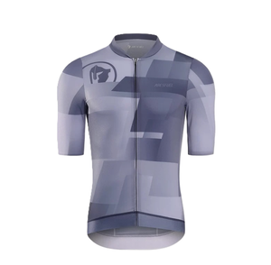Maillot de Ciclismo de Manga Corta con Camuflaje Geométrico, Mangas Cortadas con Láser, Transpirable, de Secado Rápido, en Varios Colores para Ciclismo al Aire Libre - Product Image 1