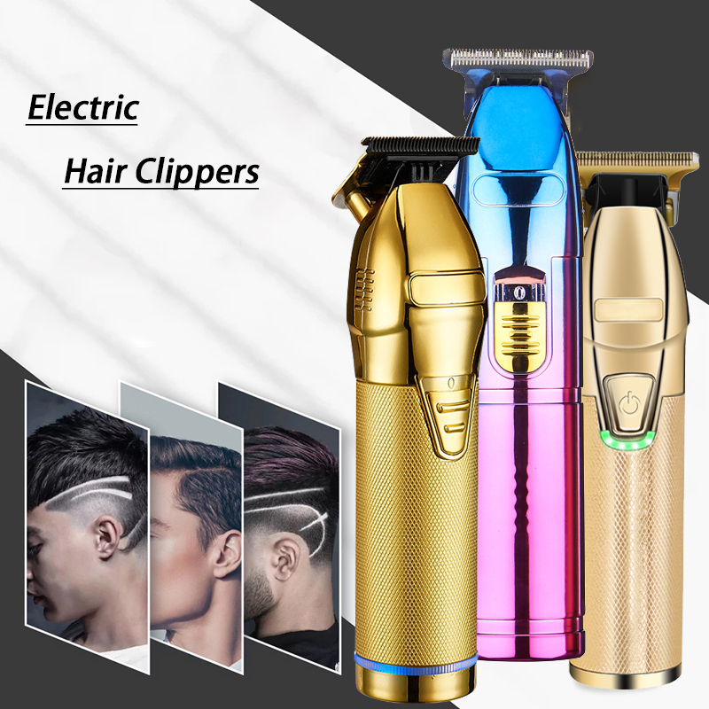 Электрические машинки для стрижки волос, профессиональный триммер на батарейках для мужчин и детей, для салонов красоты