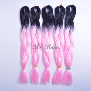 Sintetico Yaki Ombre Intrecciare I Capelli Pre Allungato Espressione Treccia Super Jumbo Per Estensione Dei Capelli Africano - Product Image 2