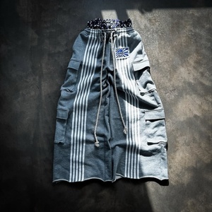 Pantalones Cargo Holgados de Algodón con Múltiples Bolsillos, Cintura Doble, Lavado Vintage, Impresión Digital, para Hombre - Product Image 4