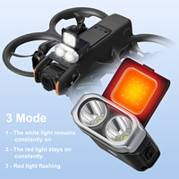 Luz de Búsqueda Universal para Drones, Ajustable en Múltiples Ángulos, Material ABS, Luz LED Nocturna, Luz de Relleno para Accesorios de Drones RC