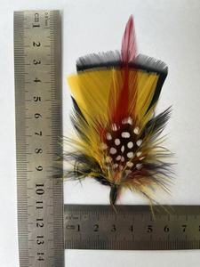 Pequeña pluma decorativa para sombrero - Product Image 3