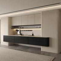 Buffet de salle à manger minimaliste moderne avec tiroirs pour appartement