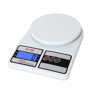SF-400 all'ingrosso bianco bilancia alimentare elettronica 10kg Display LCD digitale <span class=keywords><strong>7kg</strong></span> 5kg 1g bilance da tavolo in plastica alimentate a batteria - Product Image 5