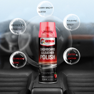 Cire en spray pour <span class=keywords><strong>tableau</strong></span> <span class=keywords><strong>de</strong></span> <span class=keywords><strong>bord</strong></span> en cuir d'intérieur <span class=keywords><strong>de</strong></span> voiture Getsun, parfum fraise, 450 ml, haute efficacité - Product Image 5