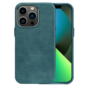 Funda de piel de cocodrilo para <span class=keywords><strong>Iphone</strong></span> <span class=keywords><strong>2022</strong></span>, carcasa de piel de cocodrilo para <span class=keywords><strong>Iphone</strong></span> 14 - Product Image 1