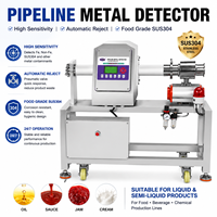 Système de détection automatique de métaux liquides pour ligne de production de sauces, confitures, huiles et crèmes – Détection de contamination haute précision