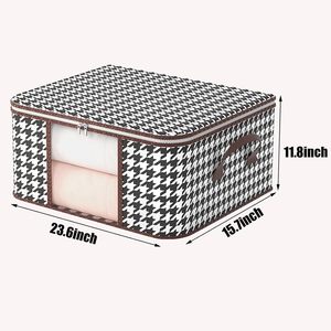 Bolsa de Almacenamiento para Ropa de Cama de 75L con Cierre, Organizador de Sábanas y Ropa para el Hogar, Solución para Sábanas y Edredones - Product Image 6