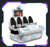 Offre Spéciale 4 Joueurs 9d Vr Machine De Jeu Réalité Virtuelle Vr Films Simulateur Vr Cinéma pour Intérieur 9dvr Parc À Thème